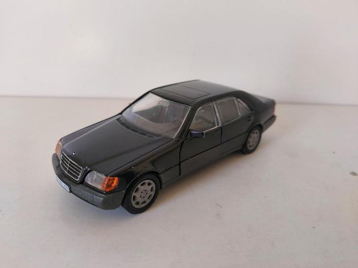 Cursor 291 Mercedes-Benz SE SEL W140 antraciet, Hobby en Vrije tijd, Modelauto's | 1:43, Gebruikt, Auto, Overige merken, Ophalen of Verzenden