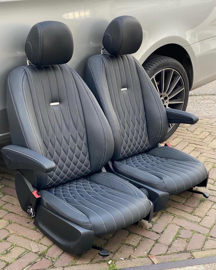Mercedes vito w447 leren voorstoelen + achterbank nieuw!, Auto-onderdelen, Interieur en Bekleding, Mercedes-Benz, Nieuw, Ophalen