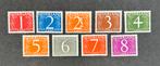 NvpH 460 t/m 468 postfris, Postzegels en Munten, Postzegels | Nederland, Ophalen of Verzenden, Na 1940, Postfris