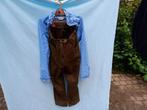 Lederhose set 34 Stuhlmann bruin / Almsach blouse blauw ruit, Ophalen of Verzenden, Gedragen, Maat 34 (XS) of kleiner, Overige thema's