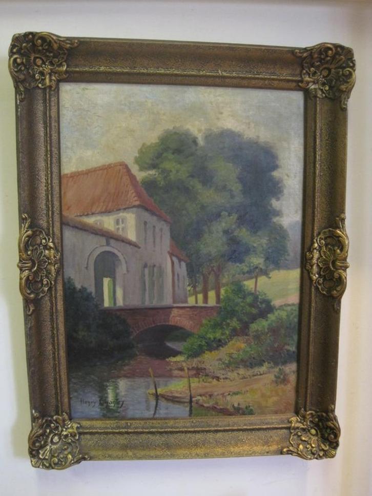 Henry Chantry landschap Limousin Frankrijk, Antiek en Kunst, Kunst | Schilderijen | Klassiek, Ophalen