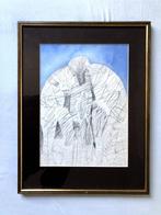 Wolfgang Glockler - Abstracte compositie - collage, Ophalen of Verzenden