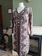 K-Design K Design Zwart pastel oranje jurk L Gratis Verzende, K-design, Verzenden, Zwart, Maat 42/44 (L)