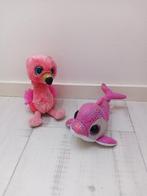 Ty beany boos flamingo en dolfijn, Ophalen of Verzenden, Zo goed als nieuw, Overige typen