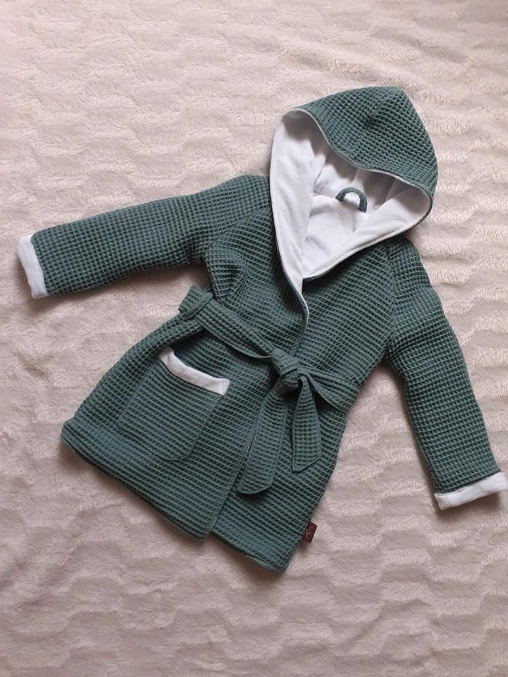 Badjas maat 104, wafelstof + nicky velours voering NIEUW, Kinderen en Baby's, Babymode-accessoires, Nieuw, Ophalen of Verzenden