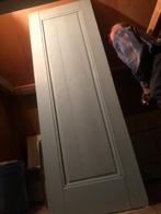 oude deuren van hout - 5 stuks - 1 met raam, Ophalen, Gebruikt, Binnendeur, 200 tot 215 cm