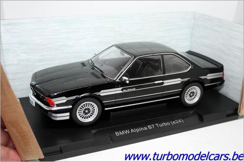 BMW Alpina B7 Turbo E24 Black 1/18 MCG, Hobby en Vrije tijd, Modelauto's | 1:18, Nieuw, Auto, Overige merken, Ophalen of Verzenden