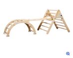 Buxibo XXL Klimrek Montessori, Ophalen, Zo goed als nieuw, Glijbaan