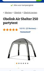 Obelink air shelter tent 250 incl 4 zijwanden nieuw in doos, Caravans en Kamperen, Tenten, Nieuw