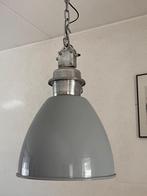 Industriële Hanglamp Grijs Metaal, Ophalen, Gebruikt, Metaal, Minder dan 50 cm