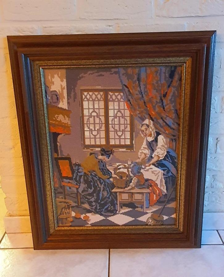 grote massief eiken kader, Antiek en Kunst, Kunst | Schilderijen | Klassiek, Ophalen