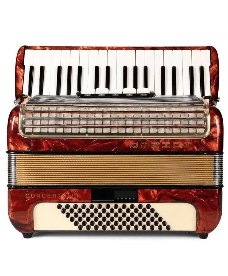 Hohner Concerto III met koffer in gegarandeerd goede staat, Muziek en Instrumenten, Accordeons, Zo goed als nieuw, 72-bas, Hohner