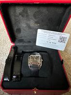 Cartier Santos Dumont black lacquer, Ophalen, Zo goed als nieuw, Staal, Overige merken