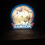 Samson tabak Vintage lichtbak '70er jaren, Verzamelen, Ophalen, Gebruikt, Lichtbak of (neon) lamp