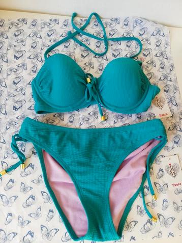 Bikini livera turquoise top B/C broekje maat 36/S
 beschikbaar voor biedingen