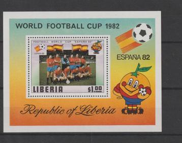 TSS Kavel 810228 Liberia  Pf  minr blok 96 sport voetbal Moo beschikbaar voor biedingen