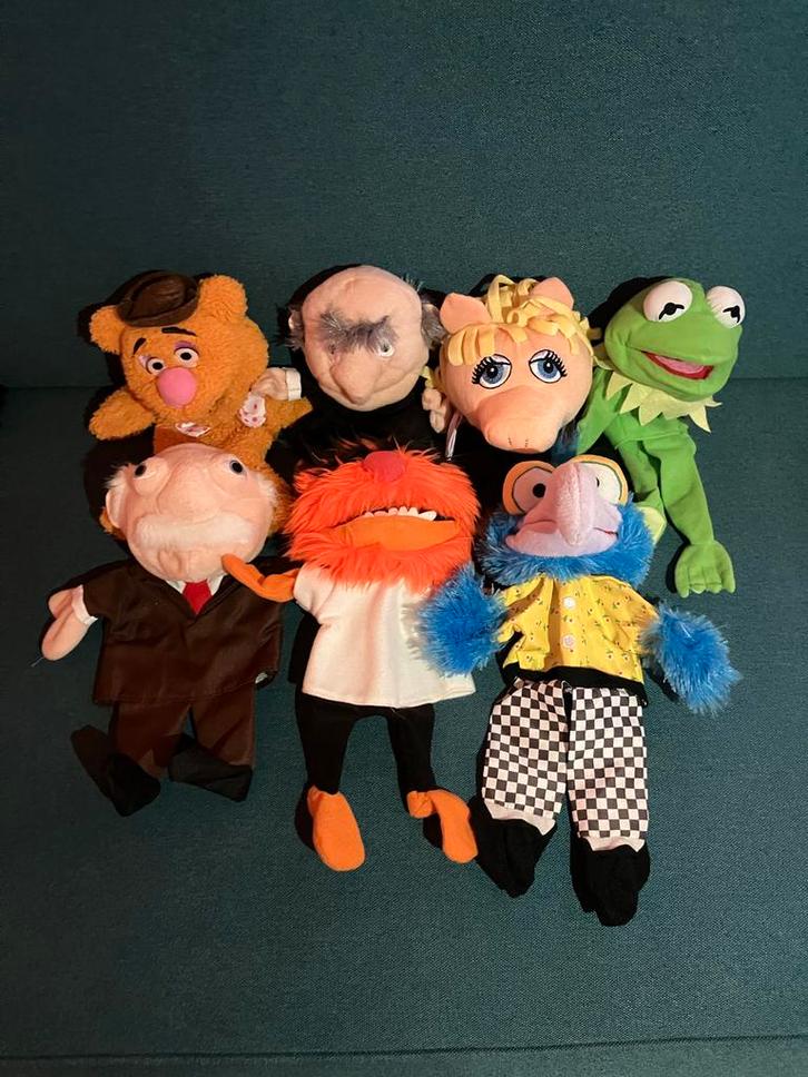 The Muppets Handpoppen Set, Hobby en Vrije tijd, Kostuums, Theaterbenodigdheden en LARP, Zo goed als nieuw, Ophalen of Verzenden