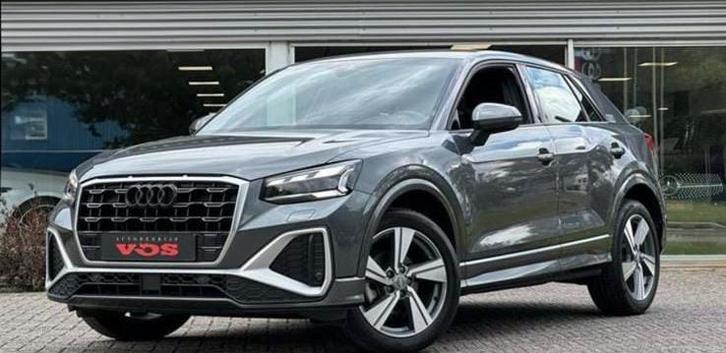 AUDI  Q2 30 Tfsi 116pk 2021 Grijs , 3 x S LINE EDITION !!, Auto's, Audi, Particulier, Q2, ABS, Adaptieve lichten, Adaptive Cruise Control
