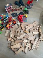 Houten treinset (oa Ikea, Little Dutch, Lupilu), Kinderen en Baby's, Speelgoed | Houten speelgoed, Ophalen, Zo goed als nieuw