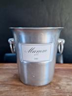 vintage G.H. Mumm alu champagne-koeler wijnkoeler ijsemmer, Gebruikt, Ophalen of Verzenden, Minder dan 5 flessen, Metaal