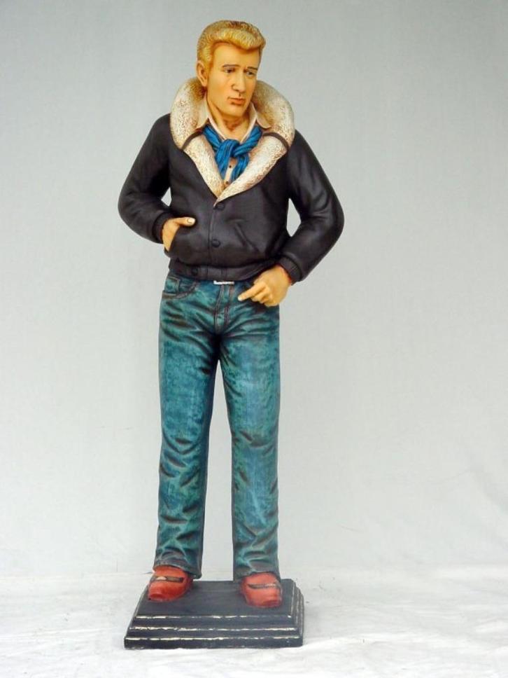 James Dean beeld 189 cm - james dean, Verzamelen, Beelden en Beeldjes, Nieuw, Ophalen