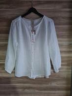witte katoenen blouse van STREET ONE MAAT M, Maat 38/40 (M), Wit, Street One, Nieuw
