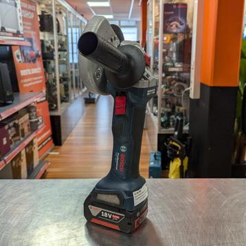 Bosch Blauw GWS 18V-7 Professional incl 18V 5.0 Ah Accu beschikbaar voor biedingen