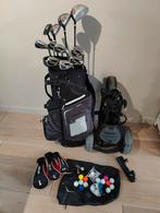 Complete MODERNE golfset in luxe golftas met 3 wiel Trolley, Sport en Fitness, Golf, Ophalen of Verzenden, Zo goed als nieuw, Set