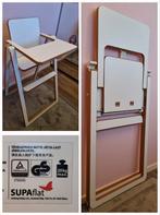 Supaflat design kinderstoel wit, Ophalen of Verzenden, Zo goed als nieuw, Inklapstoel