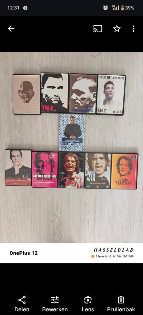 10 NEDERLANDSE CABARET DVD'S, Cd's en Dvd's, Dvd's | Cabaret en Sketches, Zo goed als nieuw, Stand-up of Theatershow, Alle leeftijden