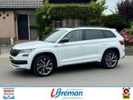Skoda KODIAQ 1.5 TSI DSG SPORTLINE Panoramadak, Alcantara, Huisgarantie, 4 cilinders, Wit, Origineel Nederlands