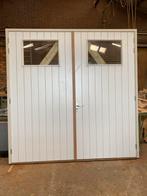 GARAGEDEUR INCL. RAMEN EN KOZIJN (B255xH217) NIEUW!, Ophalen, Vouwdeur, Glas, 120 cm of meer