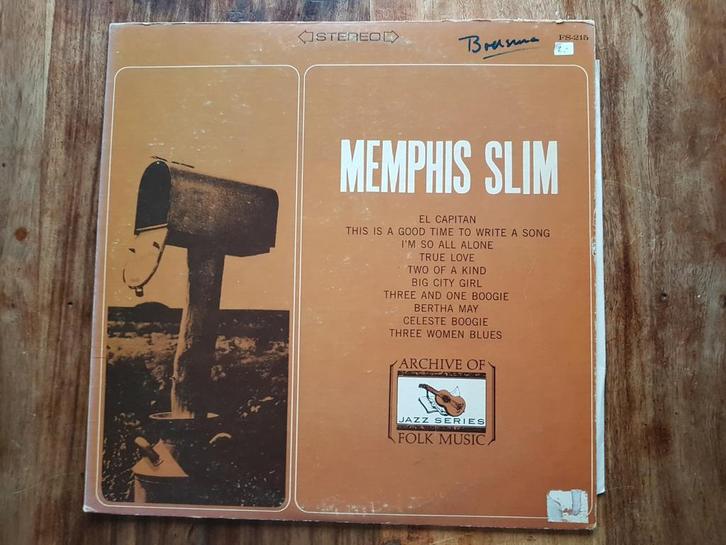 L.p. Memphis Slim, Cd's en Dvd's, Vinyl | Jazz en Blues, Gebruikt, Blues, 1980 tot heden, 12 inch, Ophalen