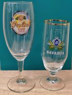 Bierglazen van Grolsch Lentebok en Bavaria, Verzamelen, Biermerken, Verzenden, Zo goed als nieuw, Glas of Glazen, Bavaria