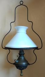 antieke olielamp hanglamp volgnr 63, Antiek en Kunst, Antiek | Lampen, Ophalen of Verzenden