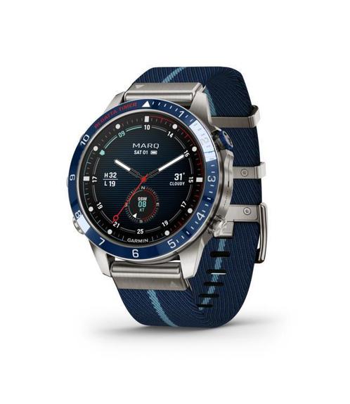 Garmin Smartwatch MARQ® Captain (Gen 2) 010-02648-11 Nieuw!, Sieraden, Tassen en Uiterlijk, Sporthorloges, Nieuw, Android, Ophalen of Verzenden