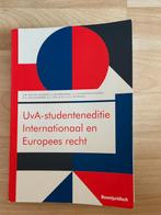 UvA-studenteneditie Internationaal en Europees recht, Ophalen of Verzenden, Zo goed als nieuw, WO