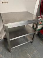 RVS tafel 80cm, Huis en Inrichting, Ophalen, Gebruikt, 50 tot 100 cm, 50 tot 100 cm
