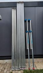 7 STUKS NIEUWE ASC ALUMINIUM STEIGERPIJPEN EN KANTPLANKEN, Doe-het-zelf en Verbouw, Steigers, Ophalen, Nieuw, Overige typen, 5 meter of hoger
