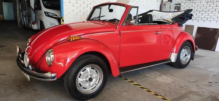 VW Kever 1302 Cabriolet zeer mooi + goed, Auto's, Oldtimers, Particulier, Volkswagen, Benzine, Cabriolet, Handgeschakeld, Rood