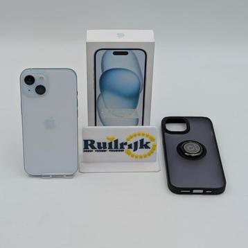 Apple iPhone 15 128Gb Blauw - Zgan 100 batterij beschikbaar voor biedingen
