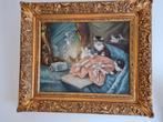 Poezen schilderij, Antiek en Kunst, Ophalen