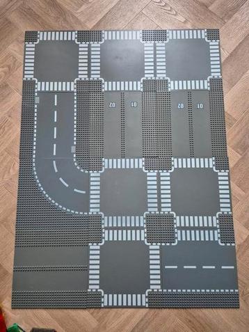 12 legocity lego city weg platen wegenplaten donkergrijs  beschikbaar voor biedingen