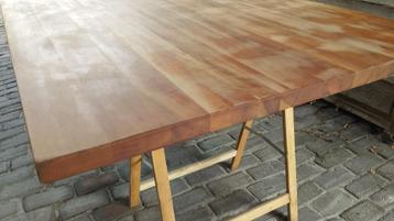 groot tafelblad van massief kersenhout - 250 x 111 cm (!) beschikbaar voor biedingen