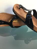 GRATIS VERZENDEN | BIRKENSTOCK Gizeh zwarte slippers 40, Slippers, Verzenden, Zwart, Zo goed als nieuw