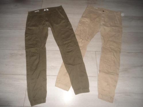 SETVOORDEEL! Jack & Jones; 2x Tapered / Paul; maat 31/34, Kleding | Heren, Broeken en Pantalons, Zo goed als nieuw, Maat 48/50 (M)