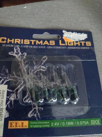 Reservelampjes Kerstverlichting 3 pakjes van 5 stuks  beschikbaar voor biedingen