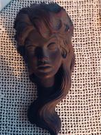 Achatit  vrouwenhoofd  handwerk 32x15 cm, Antiek en Kunst, Kunst | Beelden en Houtsnijwerken, Ophalen of Verzenden