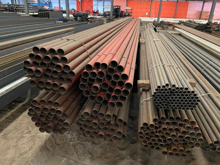 Stalen buis / Buizen 76.1 x 2,5 mm  ( Gemenied ), Doe-het-zelf en Verbouw, Metalen, Nieuw, IJzer, Ophalen