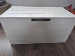 Witte opbergkist, Huis en Inrichting, Woonaccessoires | Kisten, Ophalen, Minder dan 50 cm, Gebruikt, 50 tot 100 cm